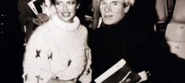 Regina Schrecker con Andy Wahrol